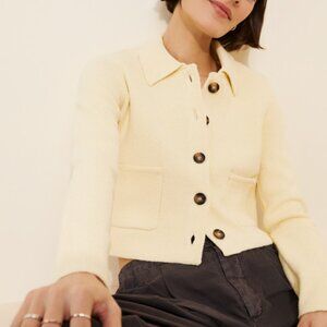 Anthropologie Favorite Daughter The Annabel Knit Jacket Sweater Size L Large